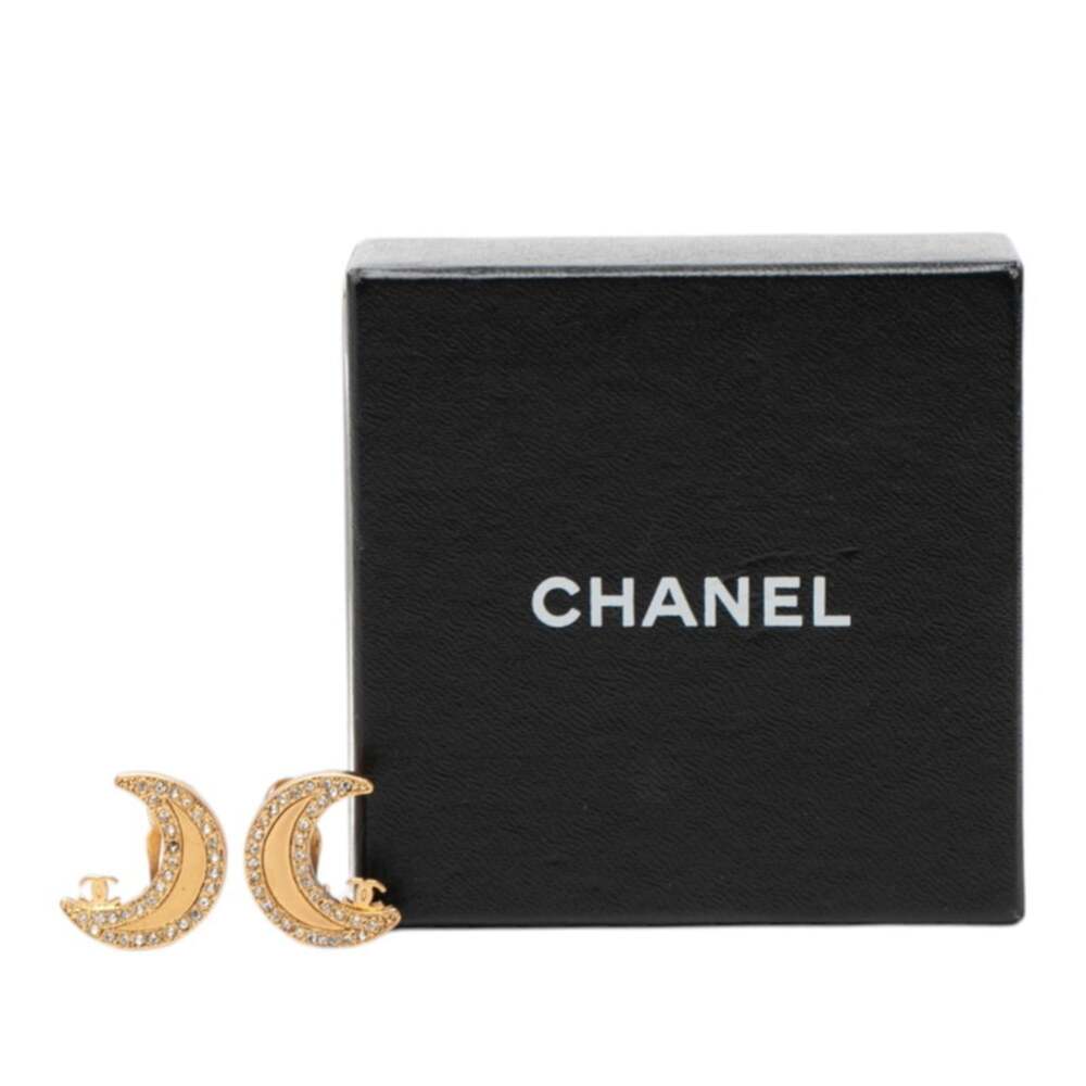 Chanel Cc Logo Clip-On Earrings Metal #247198C99B - Picture 4 of 4